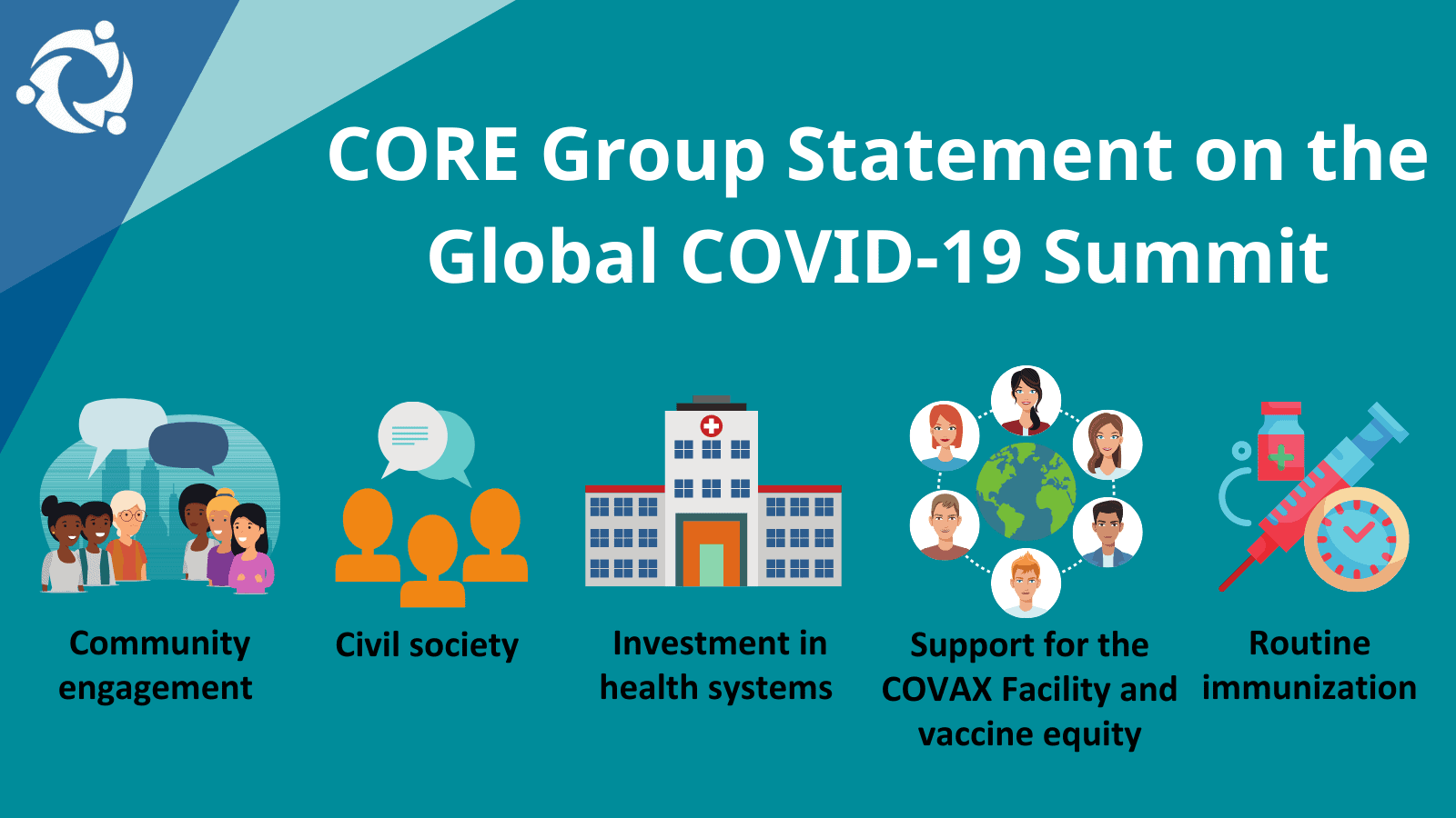 Statement on Global COVID19 Summit CORE Group Working Together in